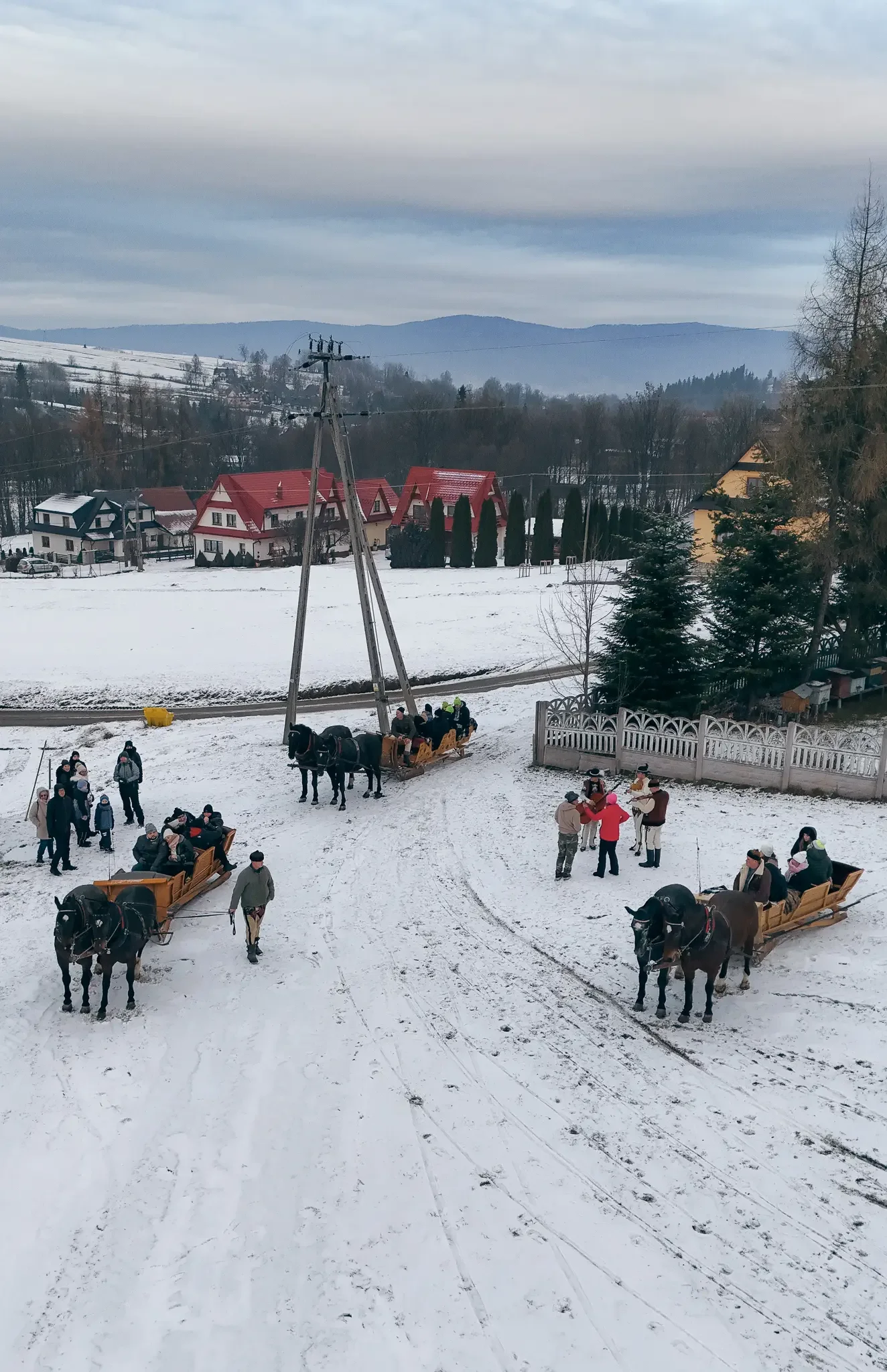 Kulig konny na Podhalu