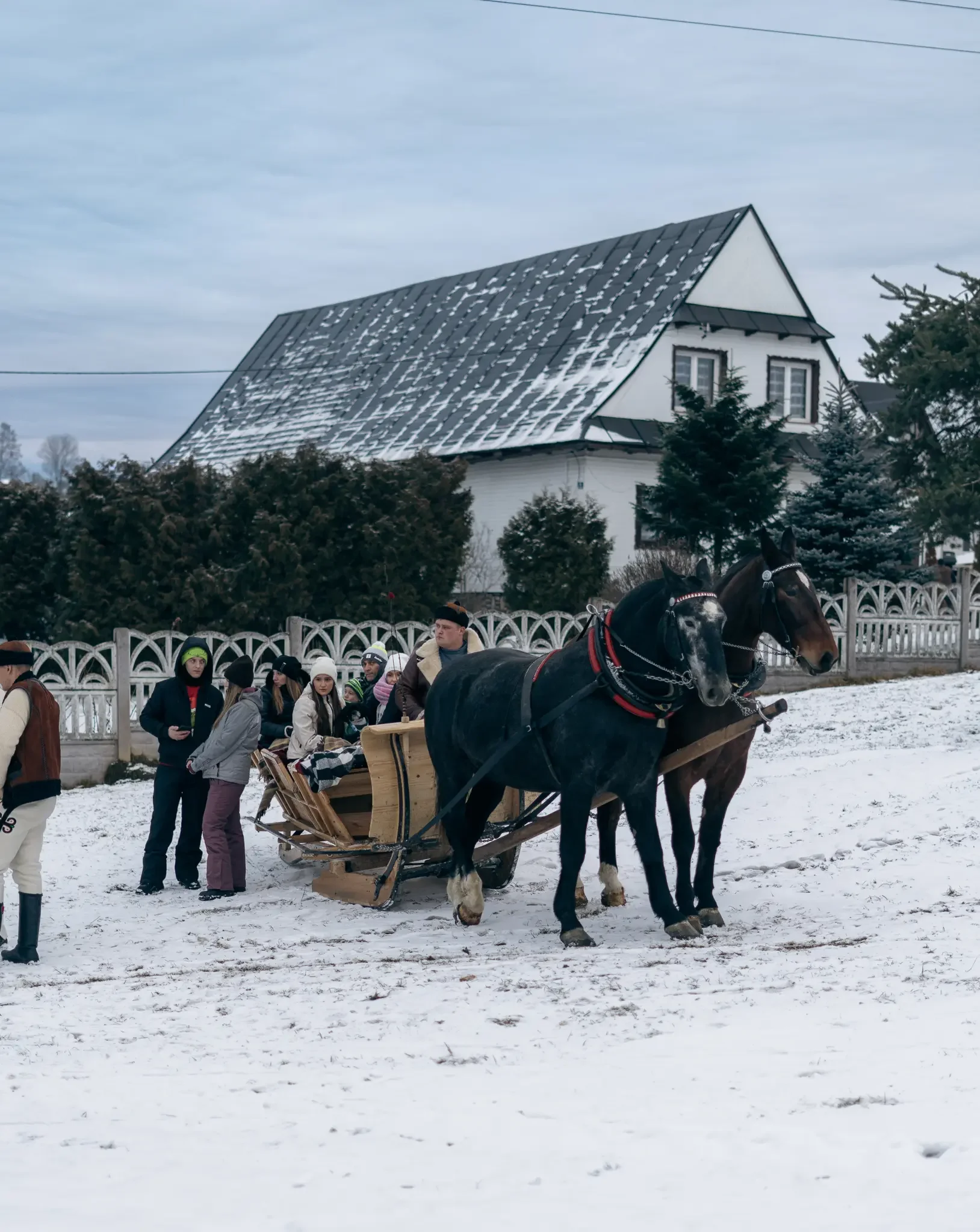 Kulig góralski w Białce Tatrzańskiej
