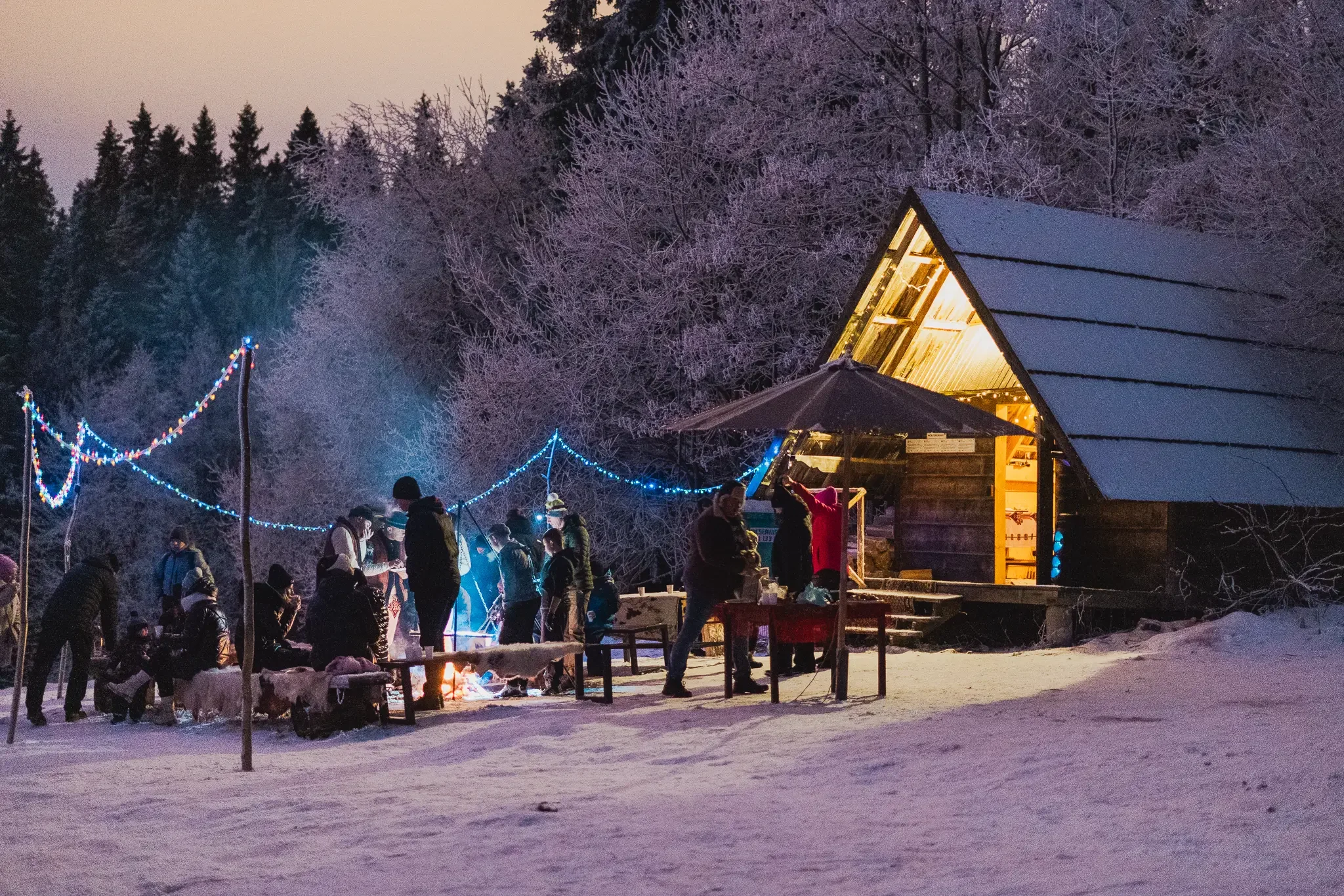 Zimowy kulig na Podhalu